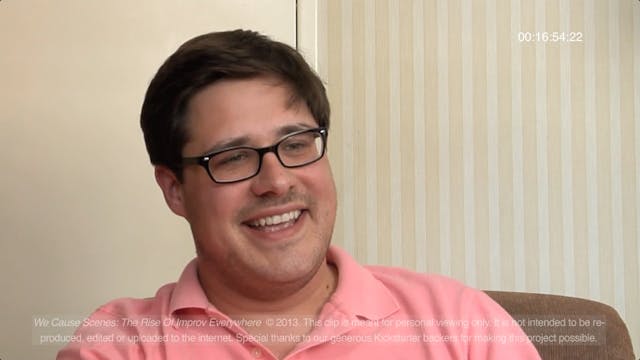 Rich Sommer - Uncut Interview from "We Cause Scenes: The Rise of Improv Everywhere"