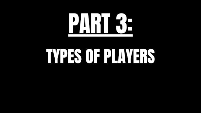 Part 3 (Types of Players)