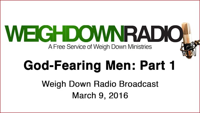 God-Fearing Men - Part 1