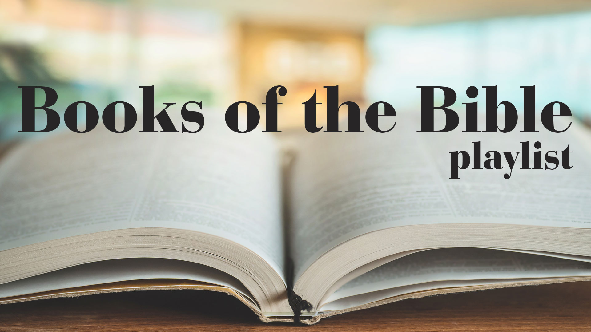 Books of the Bible Playlist
