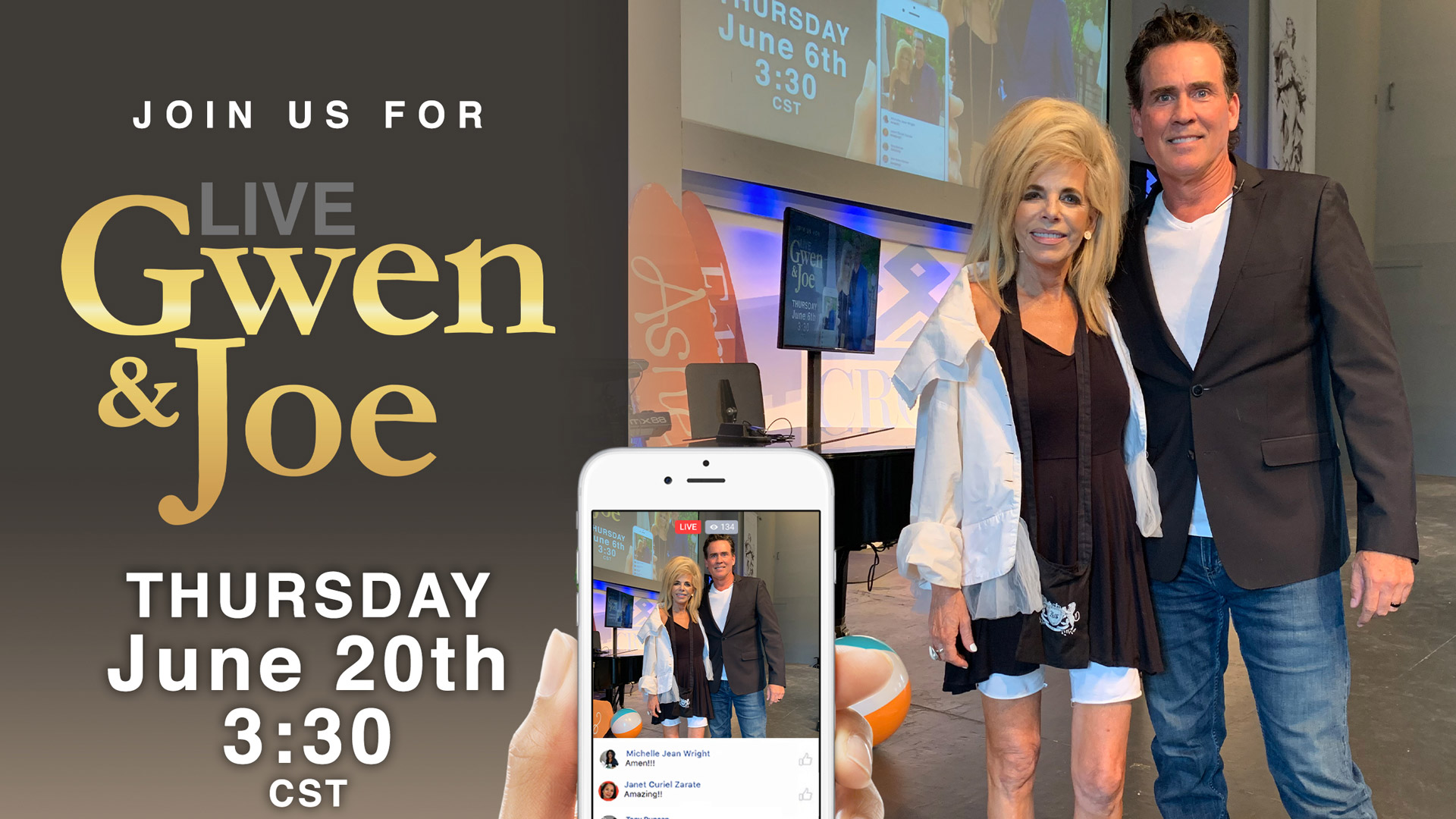 Live with Gwen and Joe - June 20, 2019