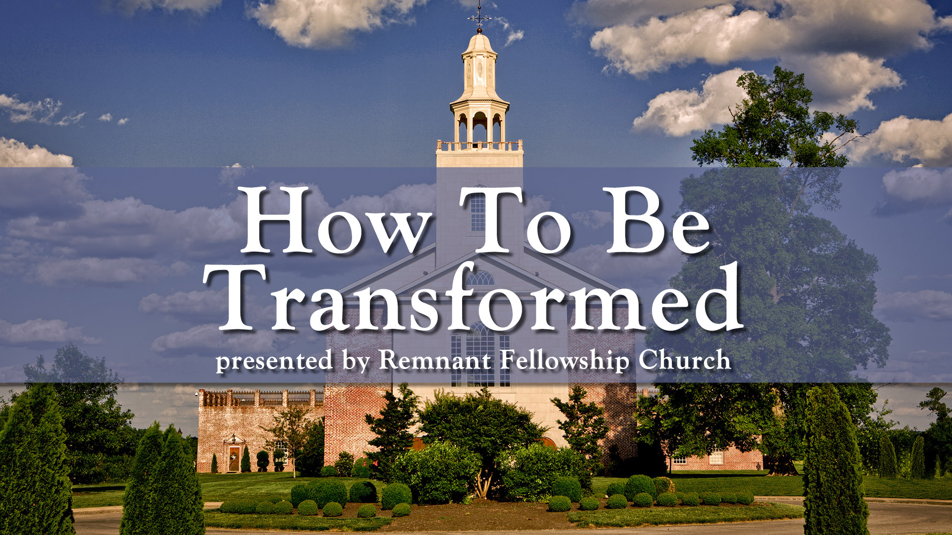 How To Be Transformed - Displacement and Meditation