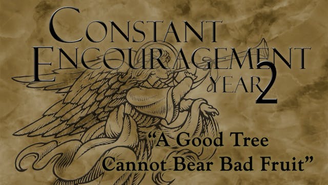 A Good Tree CANNOT Bear Bad Fruit