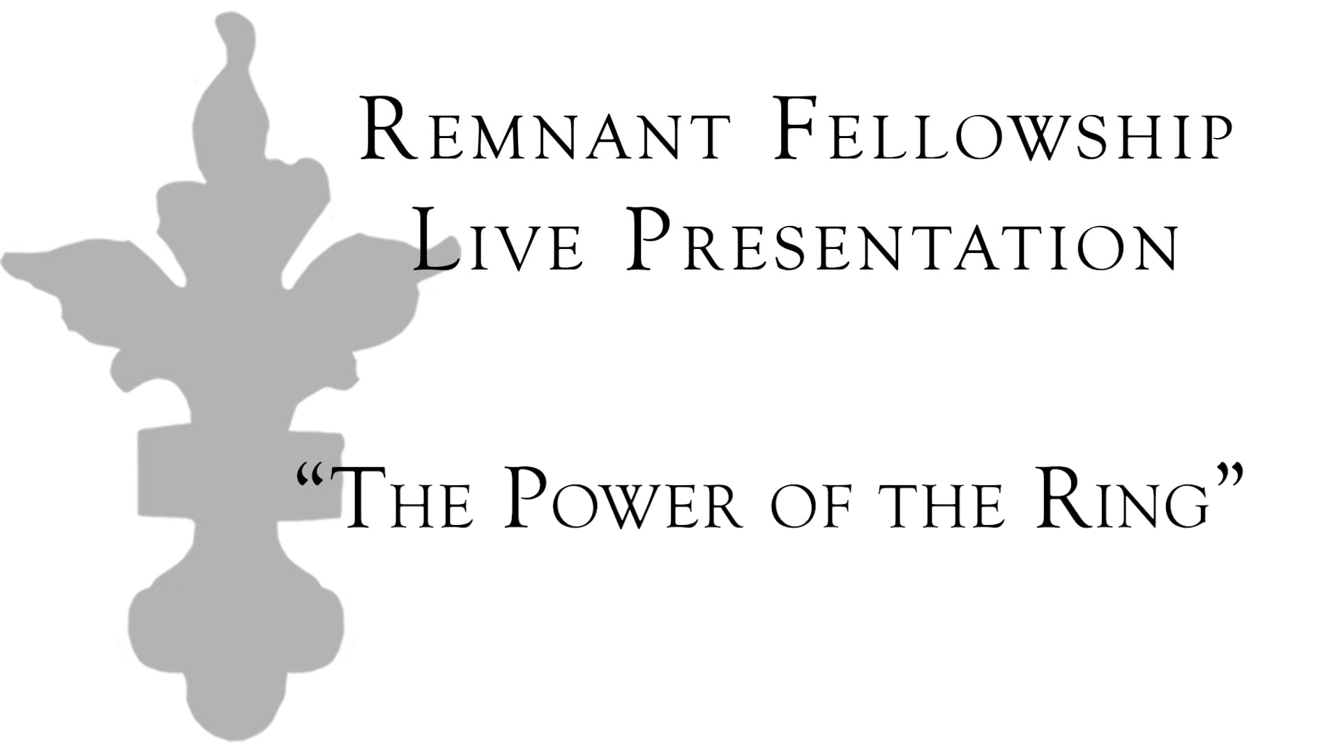 The Power Of The Ring