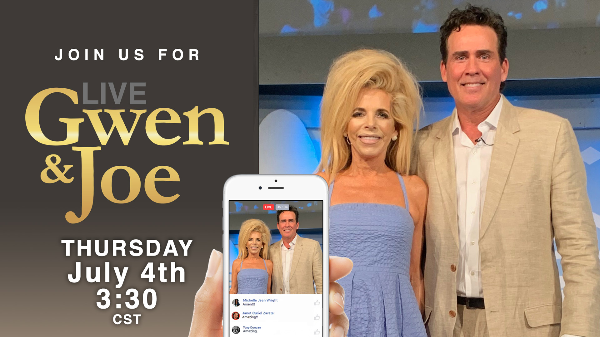 Live with Gwen and Joe - July 4, 2019