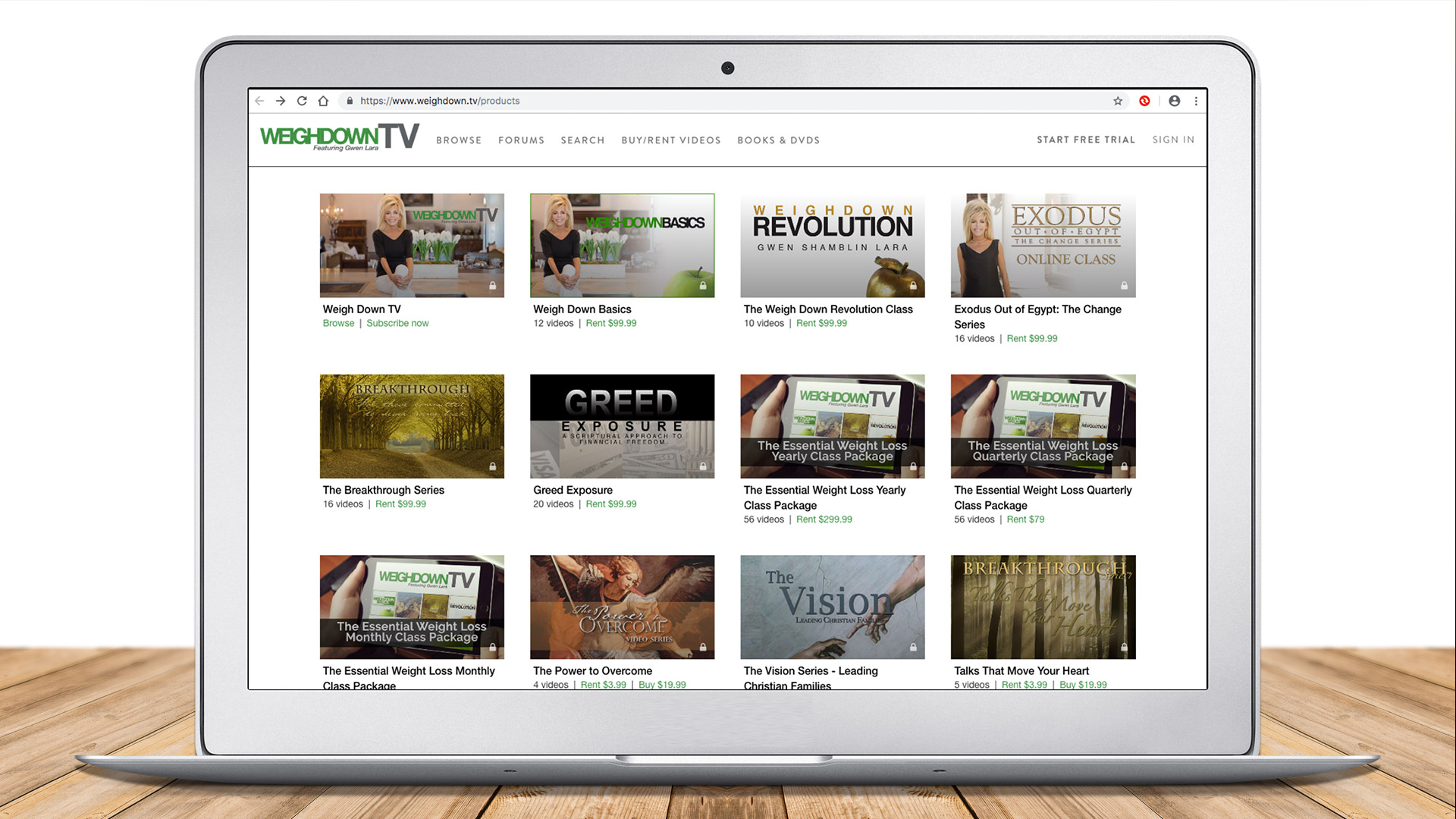 Products Available to Buy or Rent