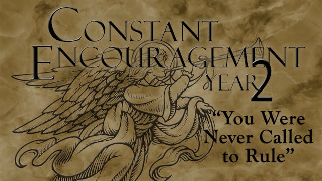 You were Never Called to Rule