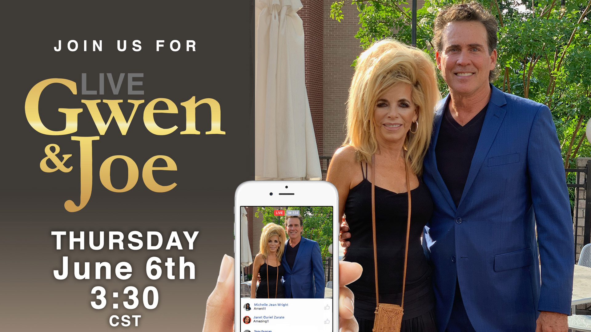 Live with Gwen and Joe - June 6, 2019