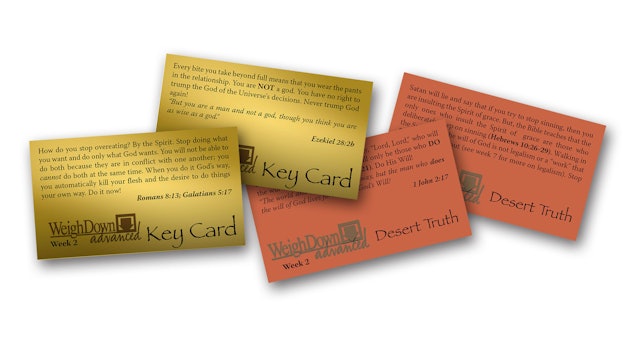 Weigh Down Advanced - Truth and Key Cards