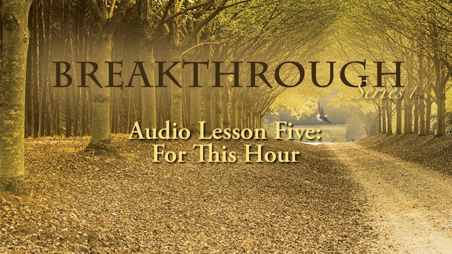 Breakthrough Audio Lesson 5