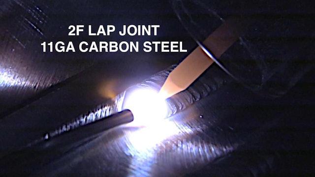 Intro to TIG Welding EP17 - 2F Lap Joints 11 GA Carbon Steel