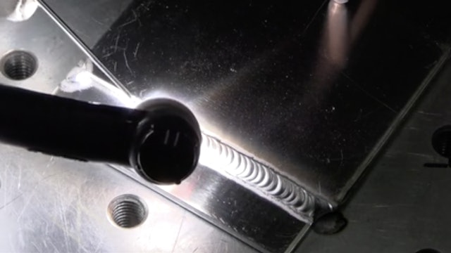 TIG welding aluminum lap joints and comparing shielding gases