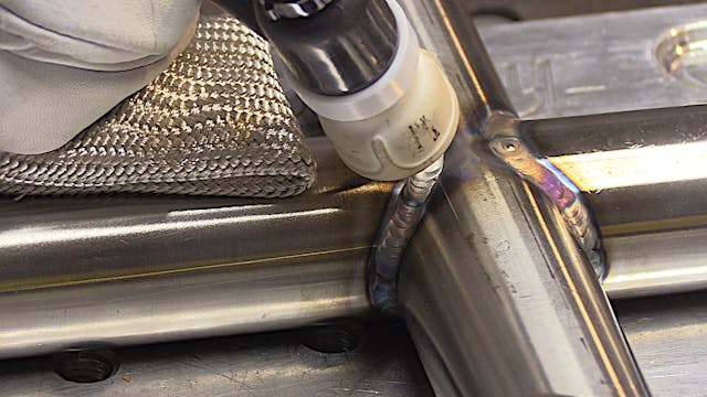 TIG Welding Stainless Coped Tubes