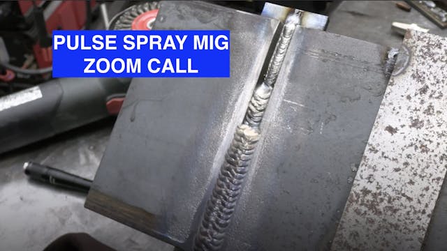 Pulse Spray MIG Zoom Call