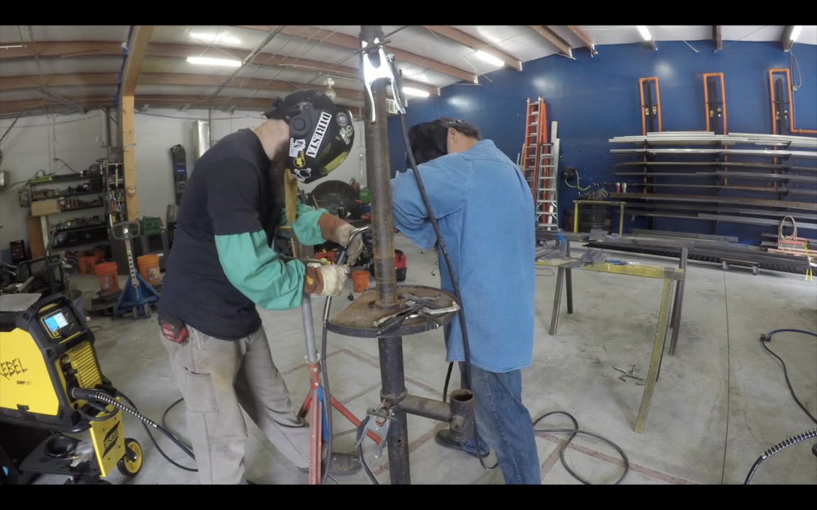 Short Circuit Mig Welding Compared to Dual Shield on Vertical Uphill