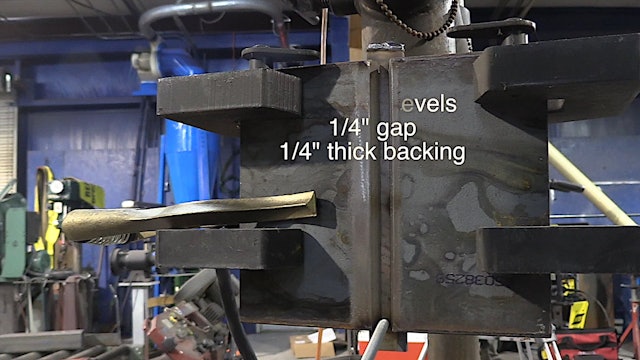 3g Stick Welding plate test with 5/32" 7018