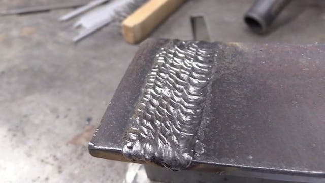 Matt Hayden - 6010 Flat Padding - stick welding