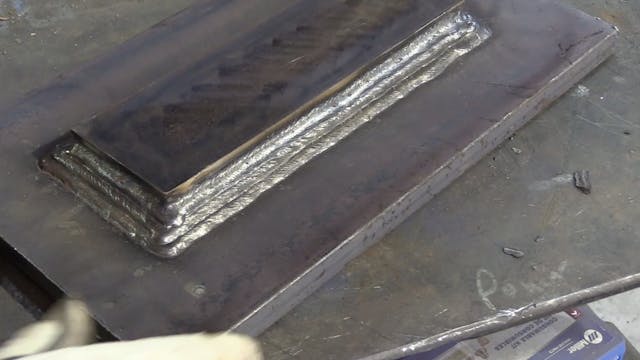Stick Welding with  3/16"  7018 Rods