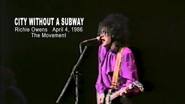 THE MOVEMENT performance (1986)
