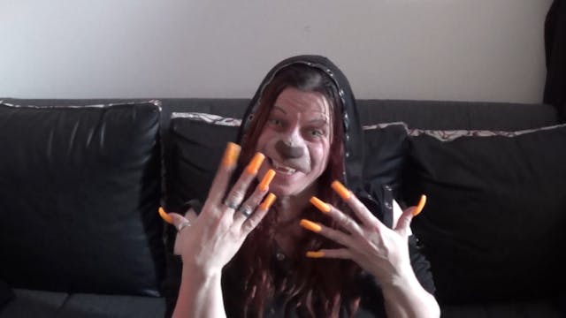 Werewolf Girl with Long Clicking Nails
