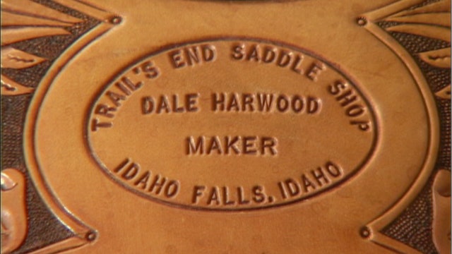 Saddle Maker Dale Harwood