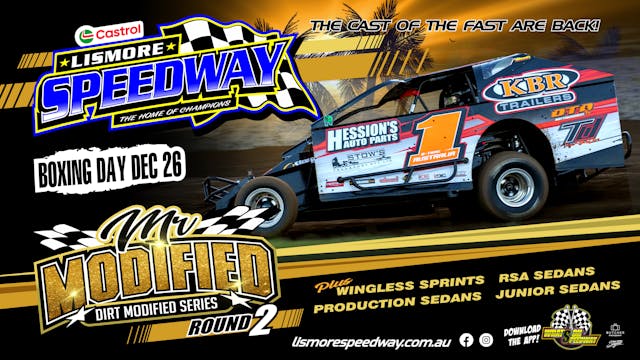 Live Stream - Lismore Speedway - Boxing Day