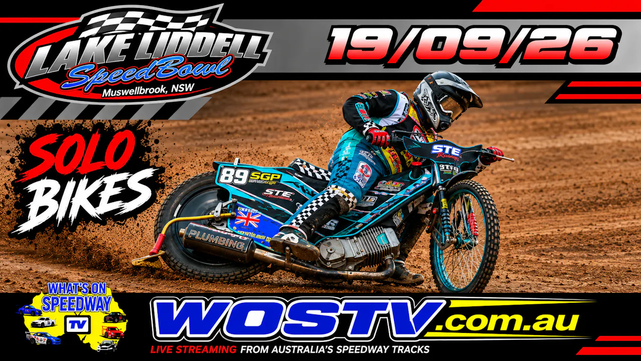 Live Stream - Lake Liddell Speedbowl - 19/09/2026