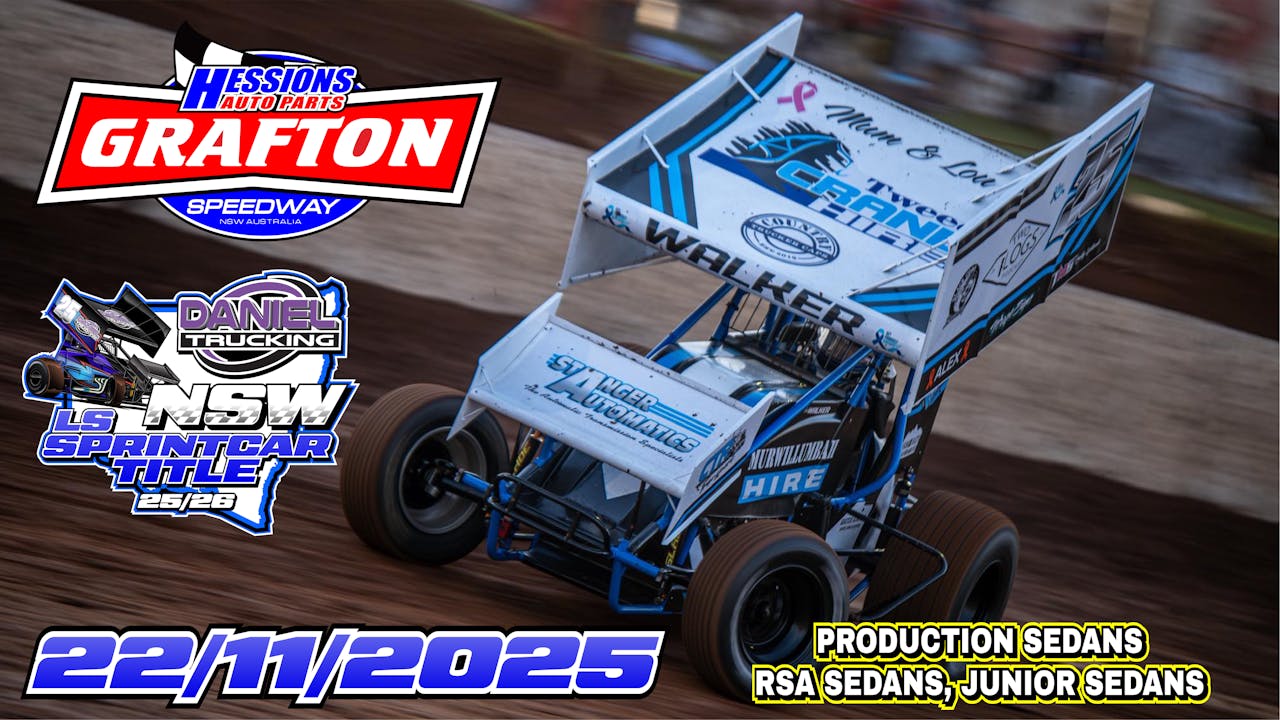 Live Steam - Grafton Speedway - 22/11/2025