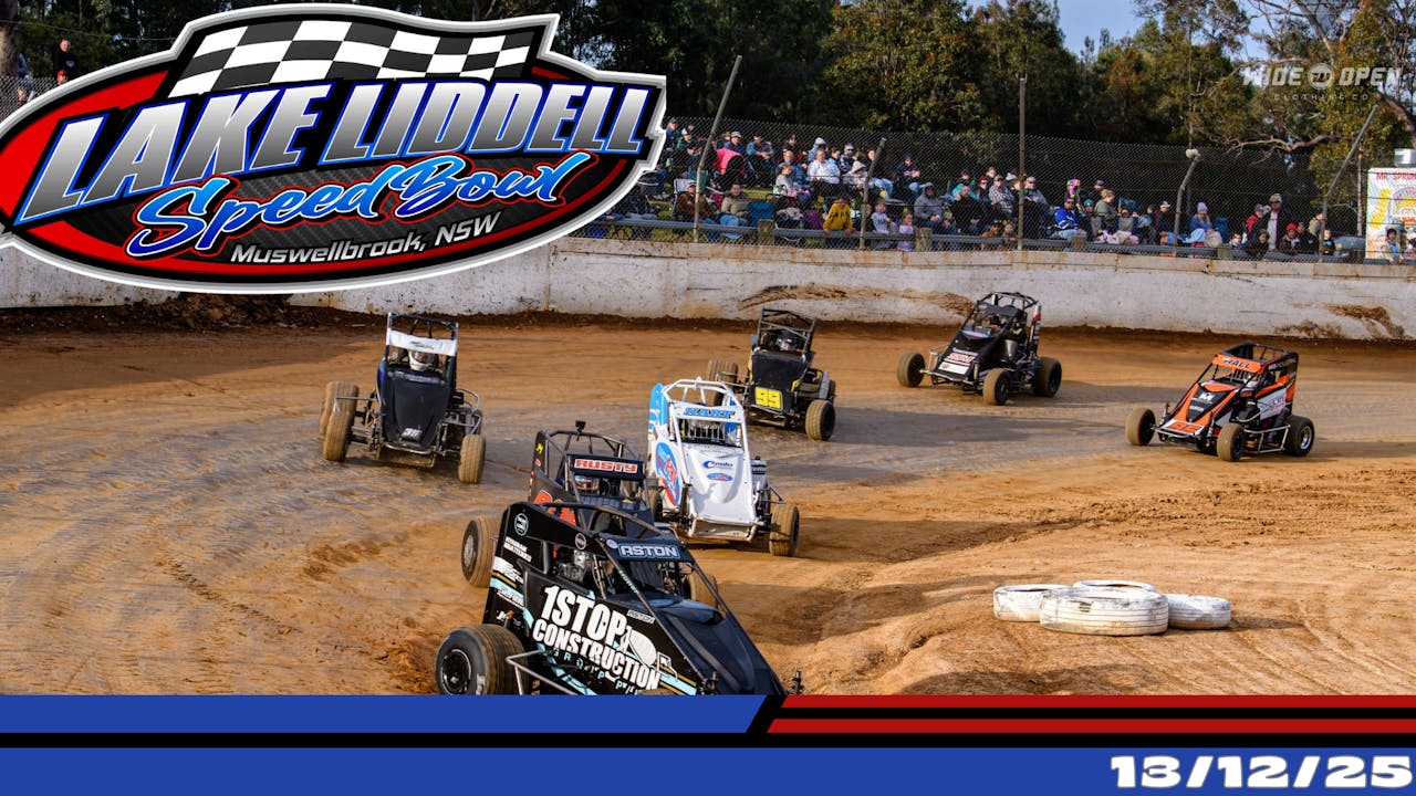 Live Stream - Lake Liddell Speedbowl - 13/12/2025
