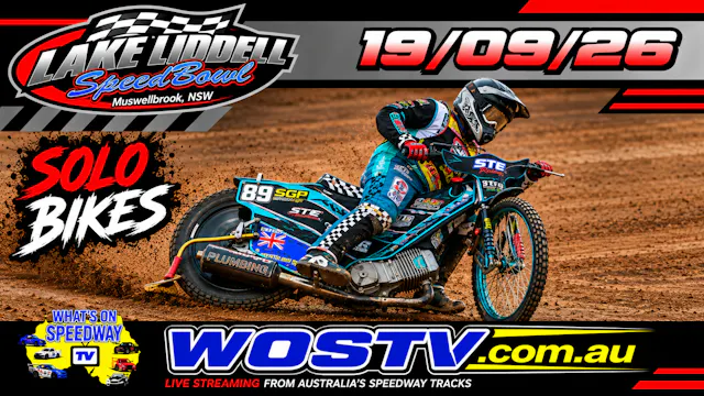 Live Stream - Lake Liddell Speedbowl - 19/09/2026