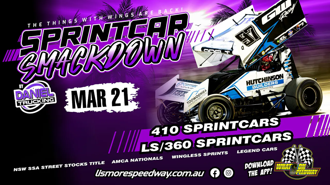 Live Stream - Lismore Speedway - 21/03/2026