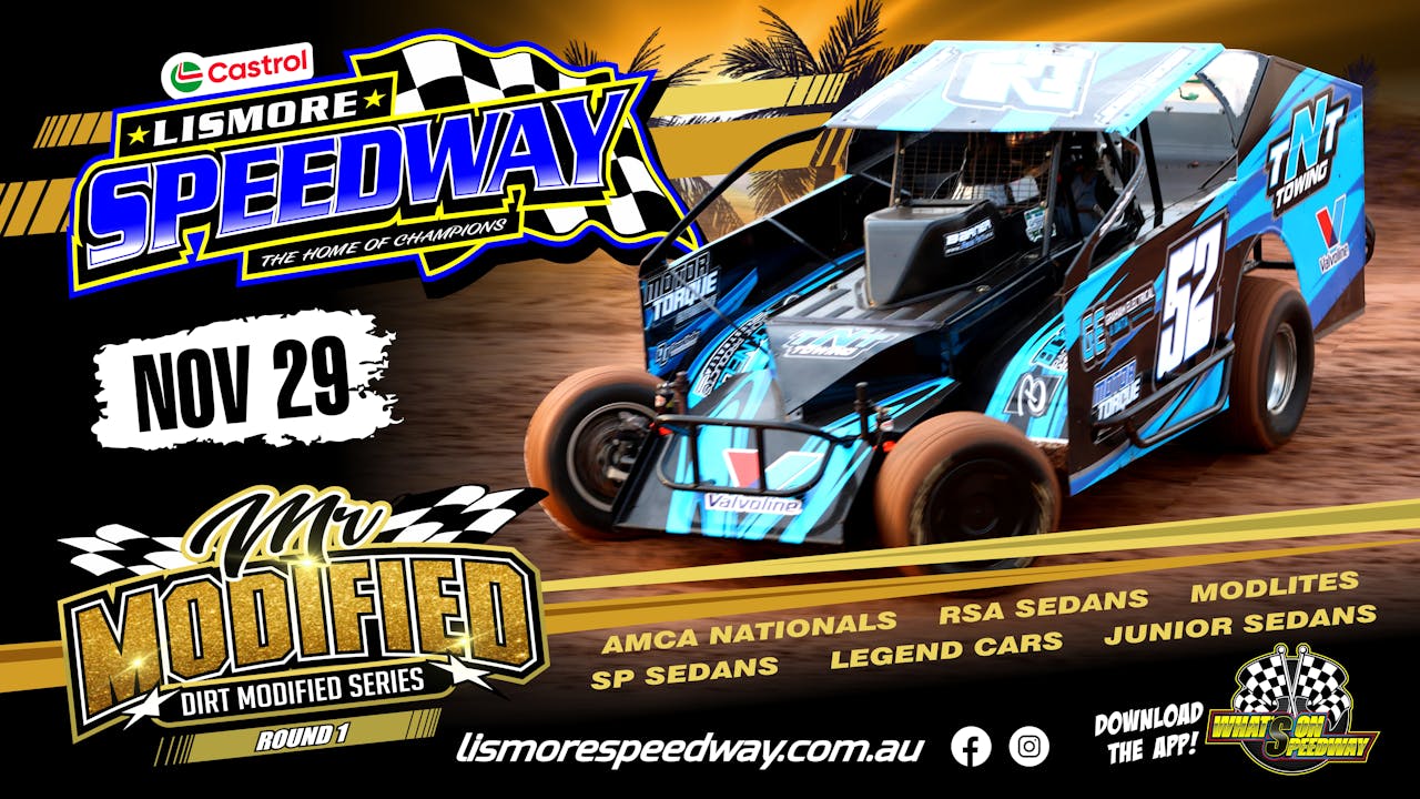 Live Stream - Lismore Speedway - 29/11/2025