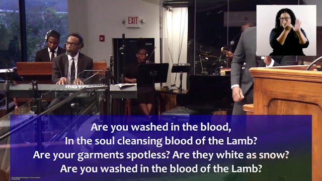 Are You Washed In the Blood