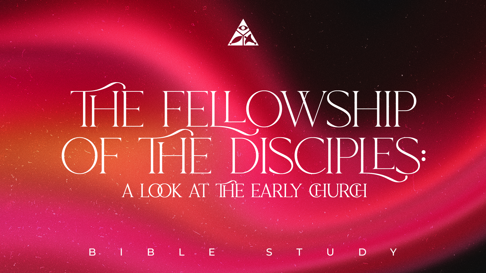 The Fellowship of the Disciples:  A Look at the Early Church | April 30, 2025