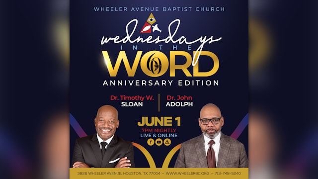 Wednesdays In The Word, 60th Anniversary Edition | June 1, 2022