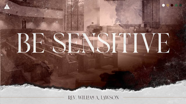 Be Sensitive | 7-19-1998