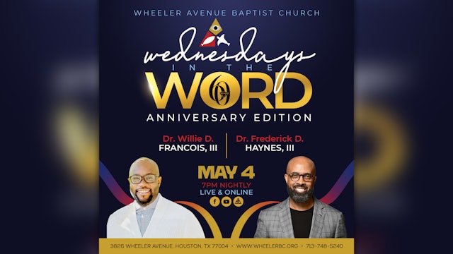 Wednesdays In The Word, 60th Anniversary Edition | May 4, 2022