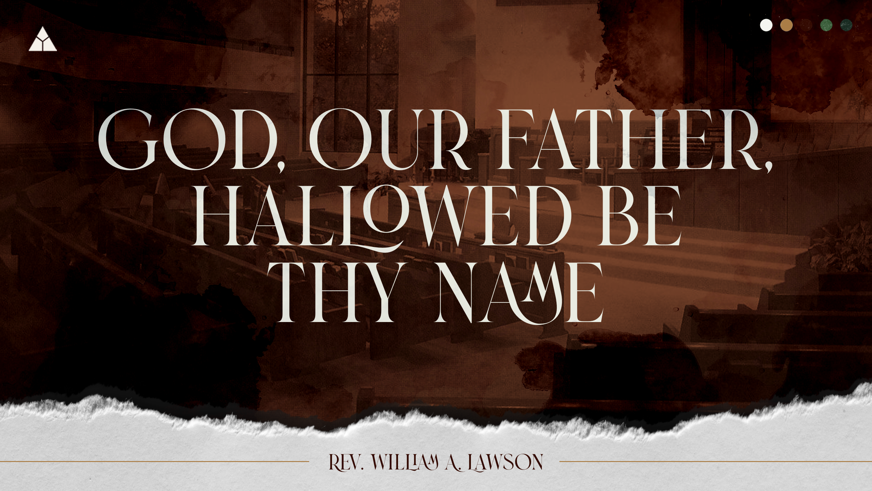 God, Our Father, Hallowed Be Thy Name