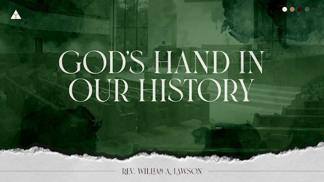 God's Hand In Our History