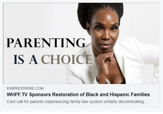 WHFF.TV Sponsors Restoration of Black and Hispanic Families