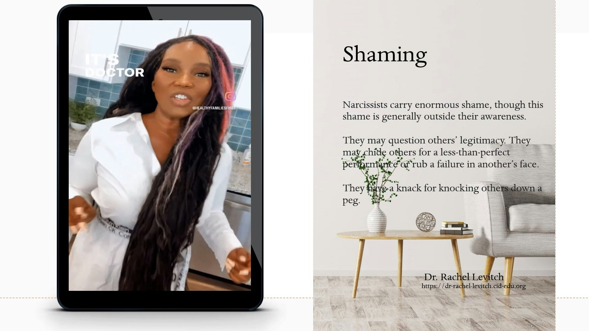 Narcissistic Shaming