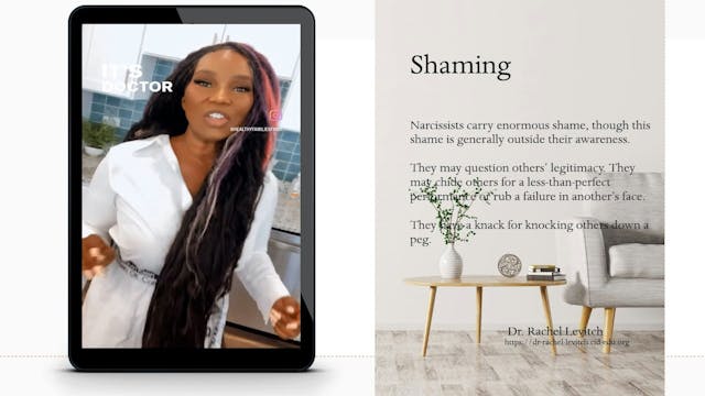 Narcissistic Shaming