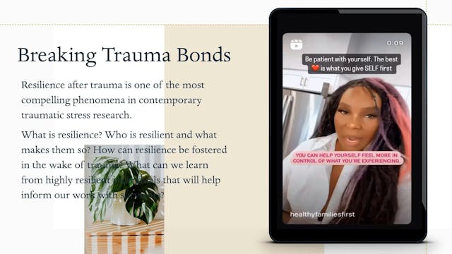 Breaking Trauma Resilence