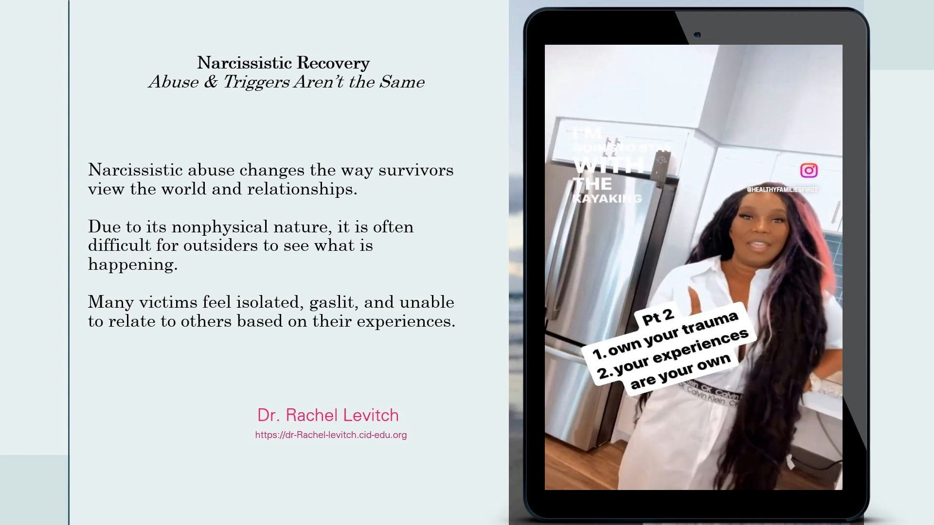 Abuse and Triggers Aren't the Same