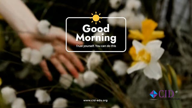 Good Morning!!!