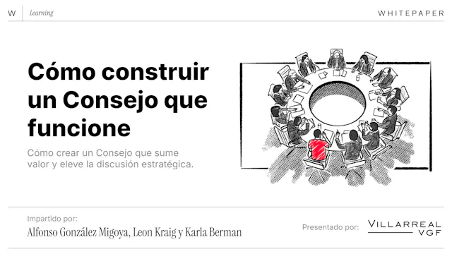 Cómo construir un Consejo que funcione