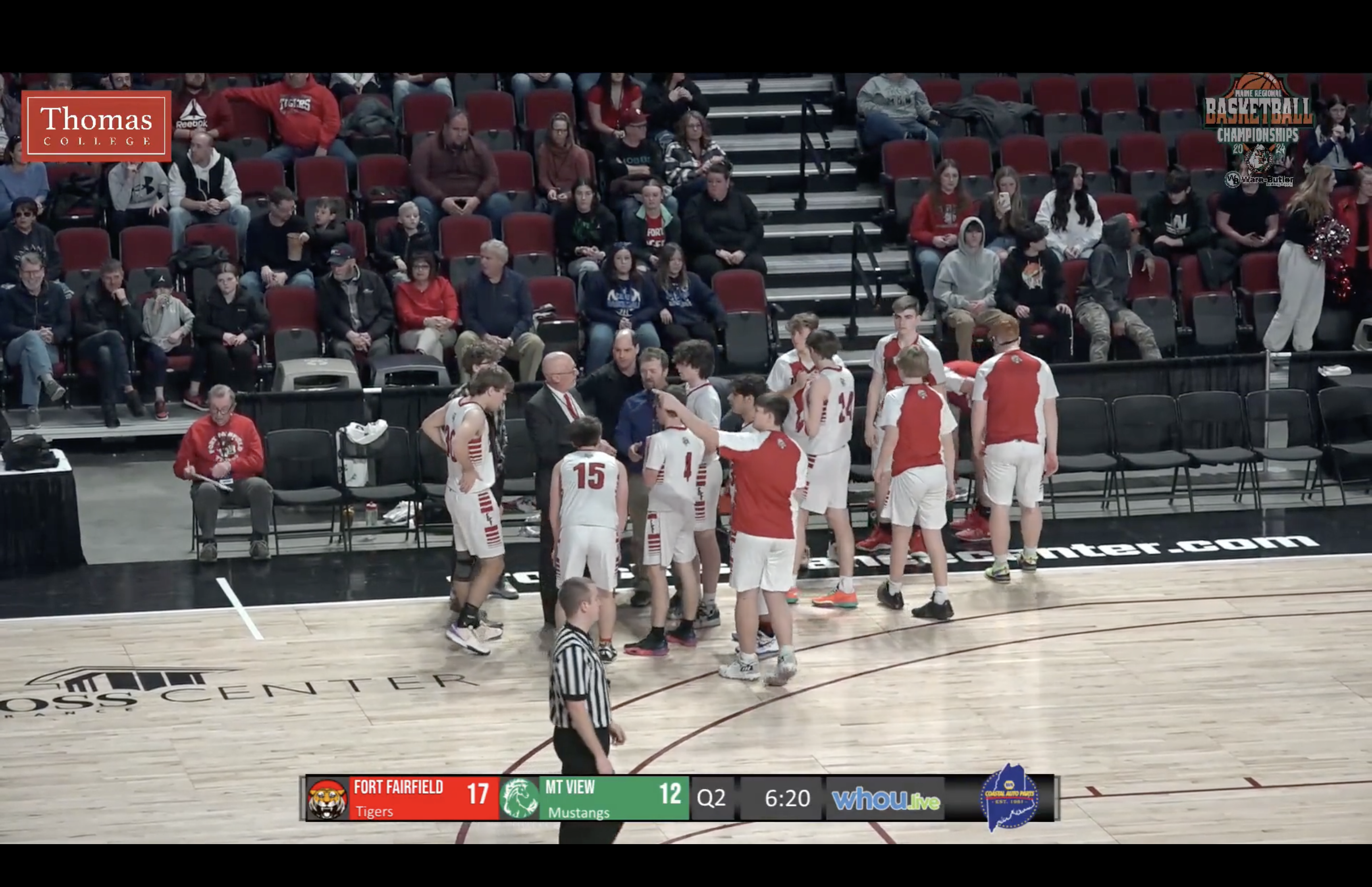 Mt View at Fort Fairfield Boys Class C Semifinal Basketball 2-22-24