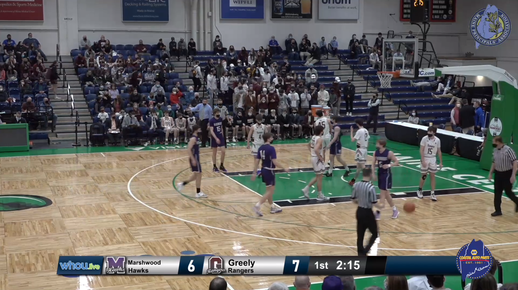 Portland Expo Marshwood vs Greely Boys A South Semifinal 2-23-22