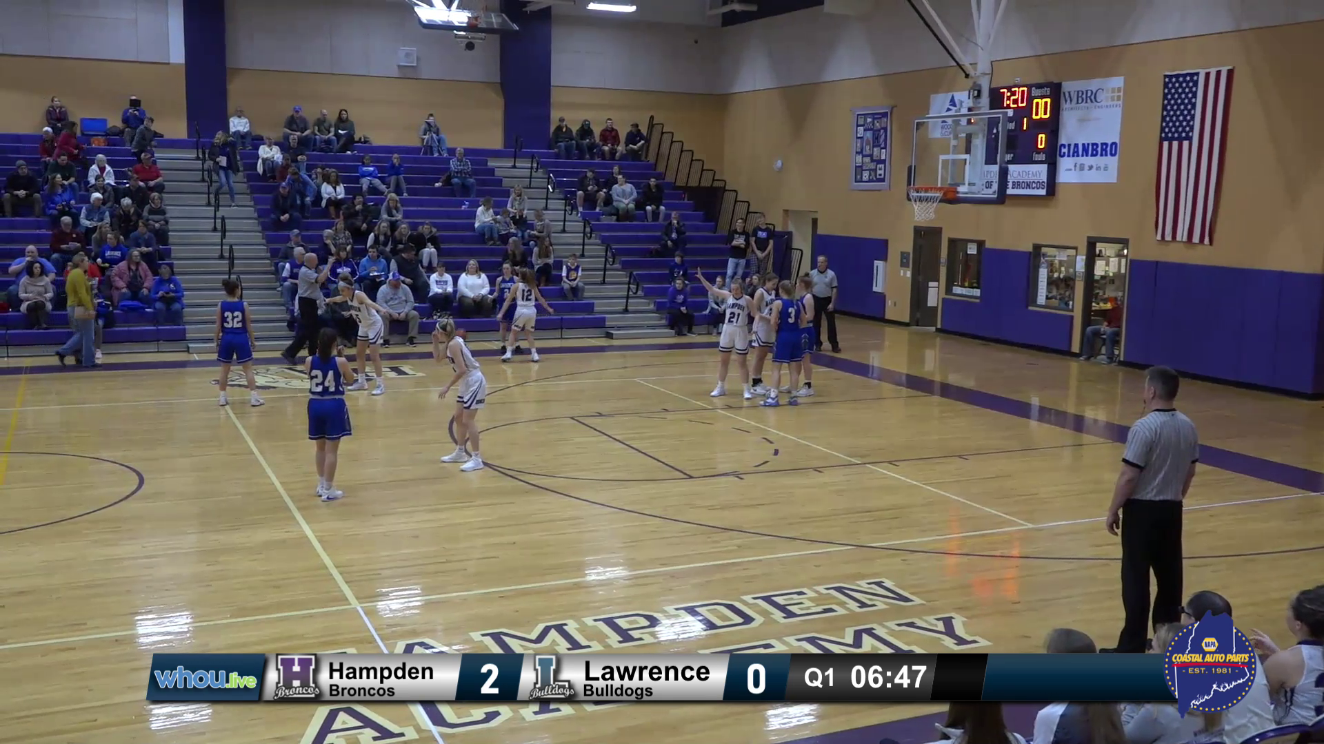 Lawrence Girls at Hampden Academy 1/14/20