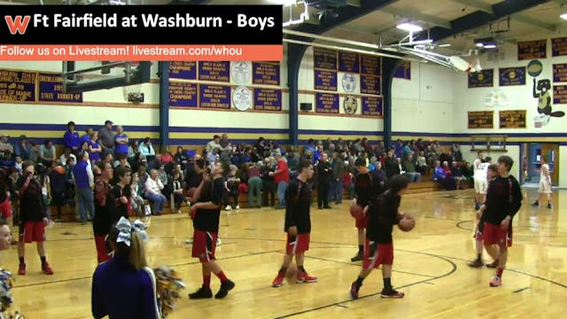 Ft Fairfield at Washburn - Boys 1-19-16